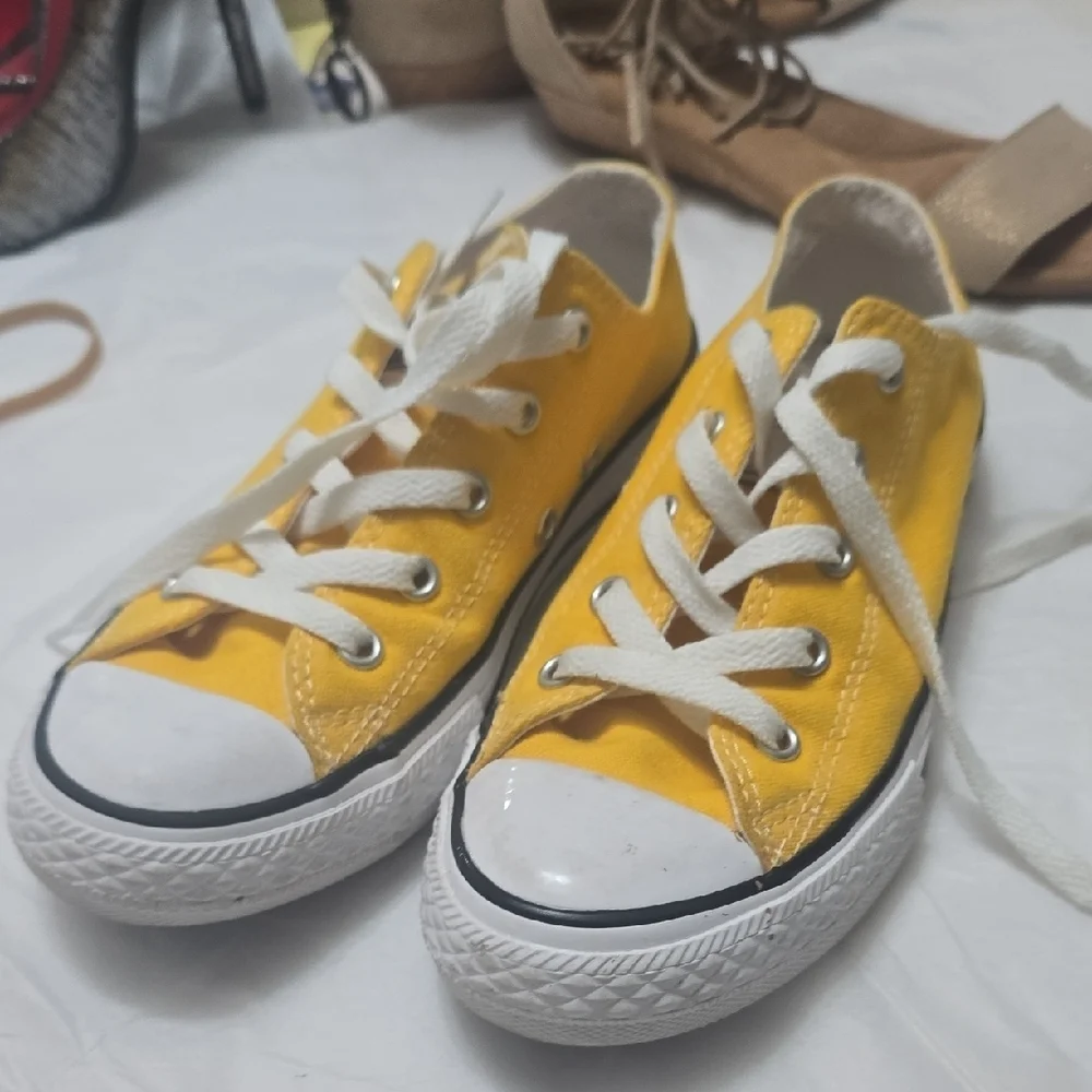 Converse Yellow Kids Sneakers
